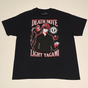 DEATH NOTE LIGHT YAGAMI AND RYUK T SHIRT (XL)